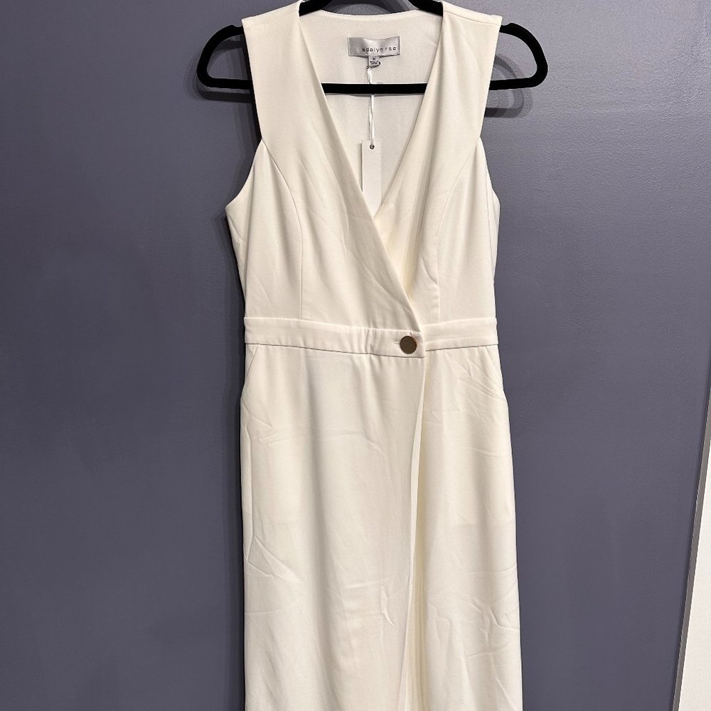 Adelyn Rae White Jumpsuit